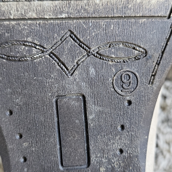 BC Footwear Womens Beige Western Snakeskin Heel Side-zip Ankle Booties Size 9 - Picture 9 of 10